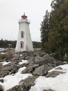Big Tub lighthouse in Tobermory Ontario