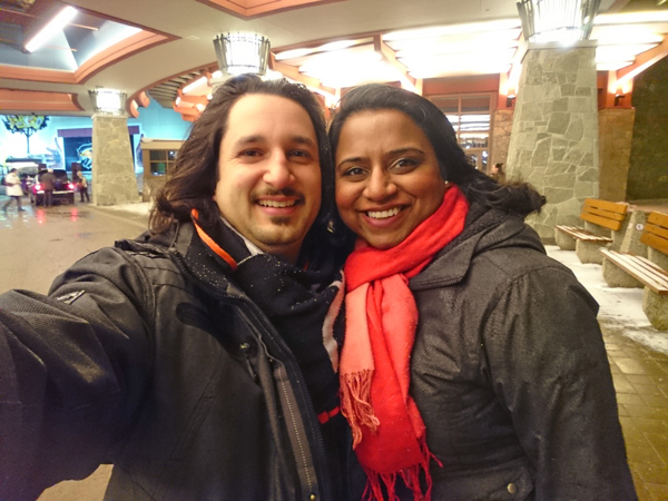 Tony-and-Petula-lobby of Casino Rama resort in Orillia