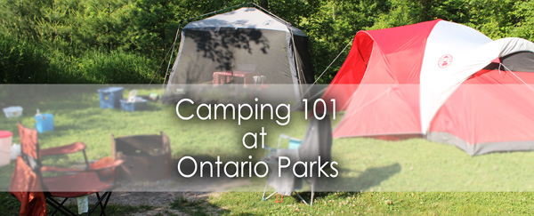 We learn to camp for the first time